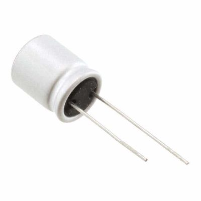 10mm Diameter Kondensator Aluminium Polimer Resistensi Panas RNS1E470MDN1PH